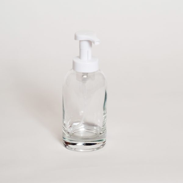 Glass foaming hand soap bottle by Zero Waste Cleaning - Zero Waste Shop Winnipeg