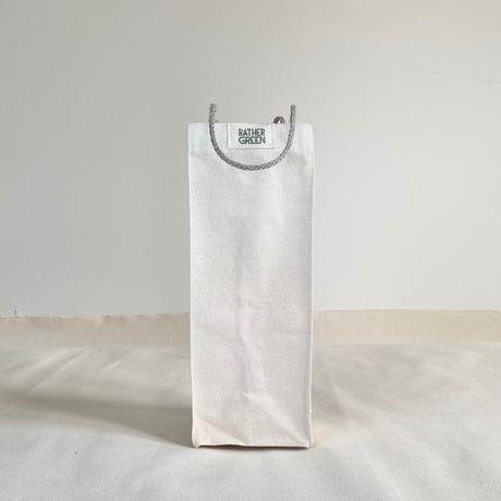 Certified Organic Cotton Re-Gift Bottle Bag by Rather Green - Zero Waste Shop Winnipeg