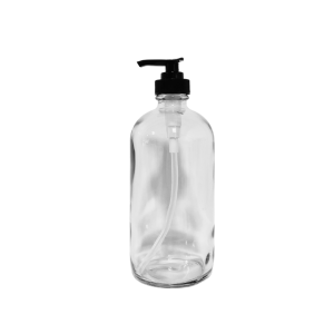 16 oz Refillable Clear Pump Bottle - Zero Waste Shop Winnipeg