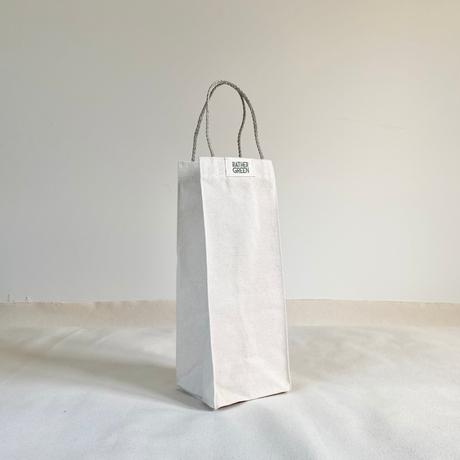 Certified Organic Cotton Re-Gift Bottle Bag by Rather Green - Zero Waste Shop Winnipeg