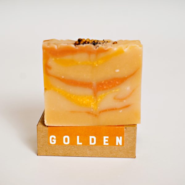 Golden Turmeric + Spice Goats Milk Soap Apothecandy - Zerowaste Shop WInnipeg