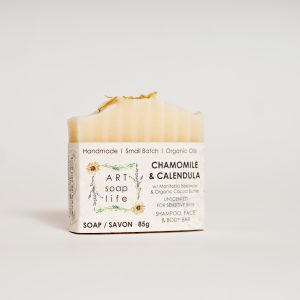 Chamomile + Calendula Bar Soap by Art Soap Life - Zero Waste Shop