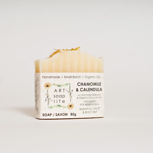 Chamomile + Calendula Bar Soap by Art Soap Life - Zero Waste Shop