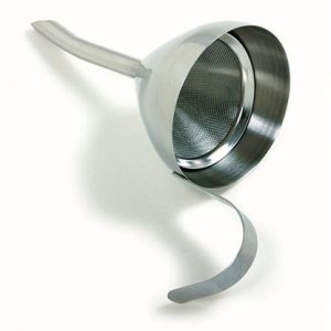 Stainless Steel Funnel with removable Strainer by Nopro - Zero Waste Shop Winnipeg