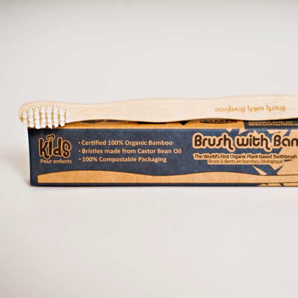 Brush with Bamboo Kids Toothbrush - Zero Waste Shop Winnipeg